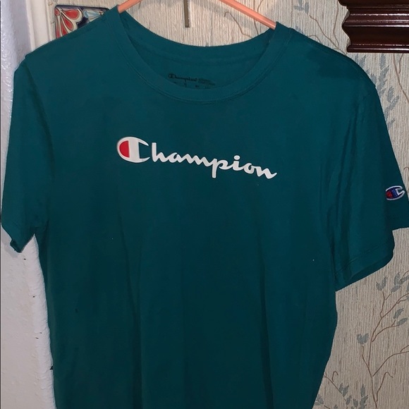 champion teal shirt